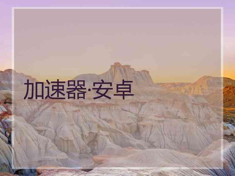 加速器·安卓