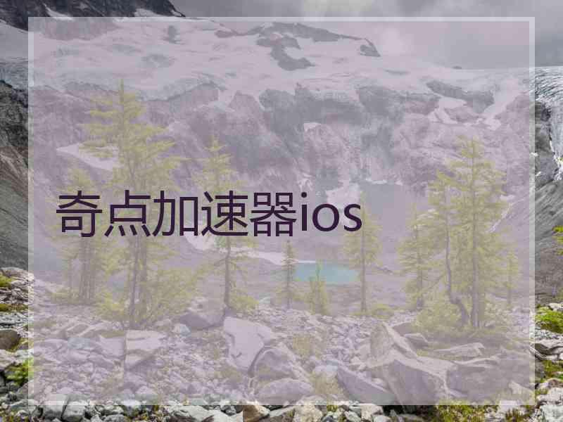 奇点加速器ios