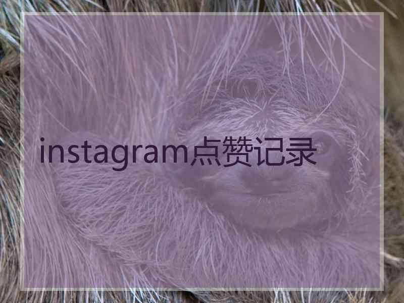 instagram点赞记录