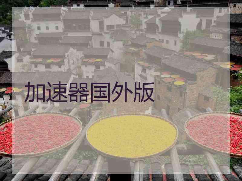 加速器国外版