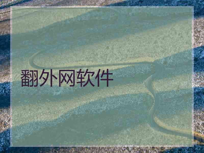 翻外网软件