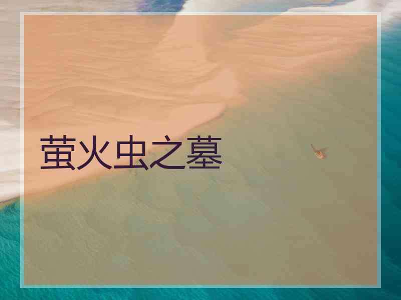 萤火虫之墓
