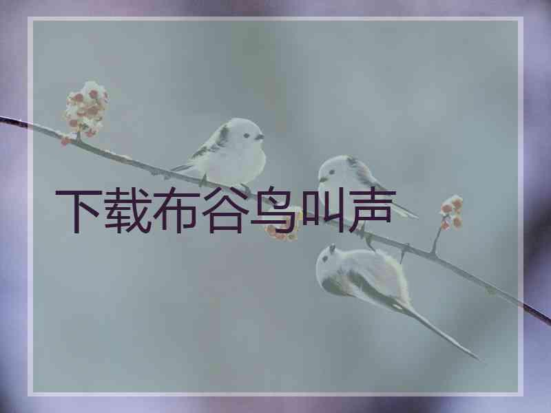 下载布谷鸟叫声