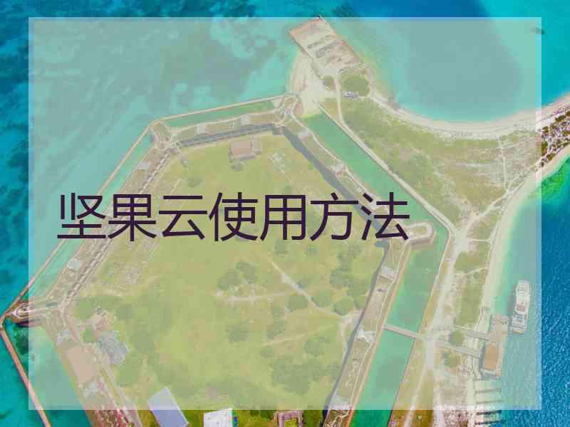 坚果云使用方法
